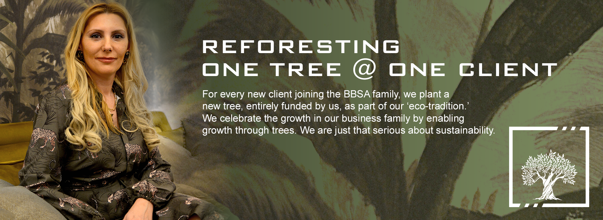 Reforesting one tree at one client