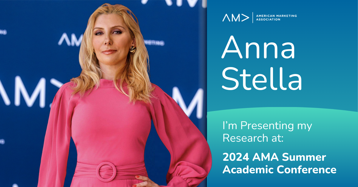 Anna Stella American Marketing Association Summer Conference